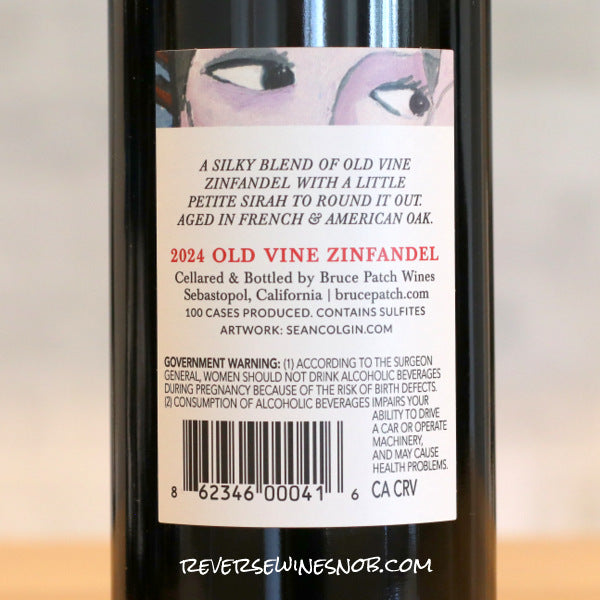 Bruce Patch 2024 Giovanatto Vineyard Old Vine Zinfandel 3 Bottles