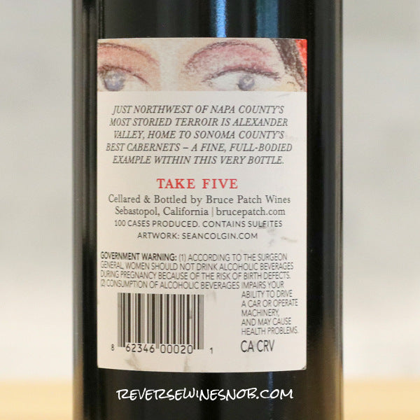 Bruce Patch 2023 Take 5 Cabernet Sauvignon 3 Bottles SUMMER SHIP