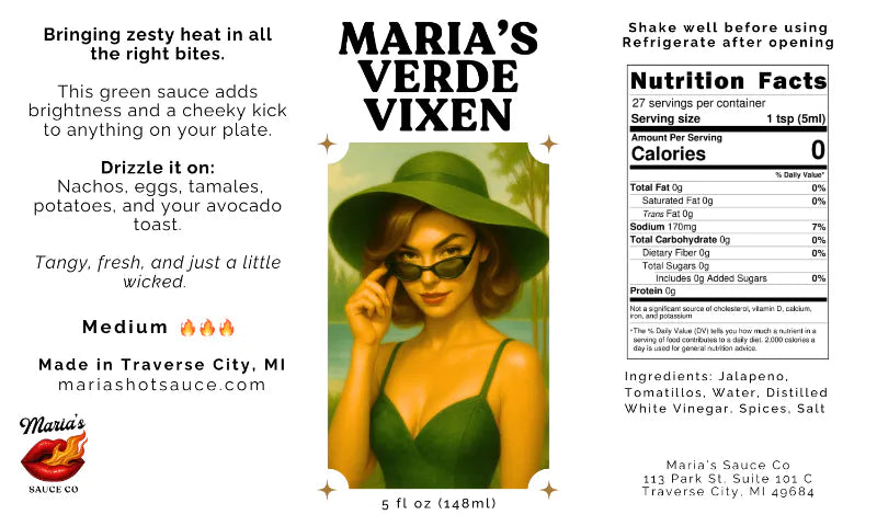 Maria's Sauce Co. Hot Sauce Set 5 Pack