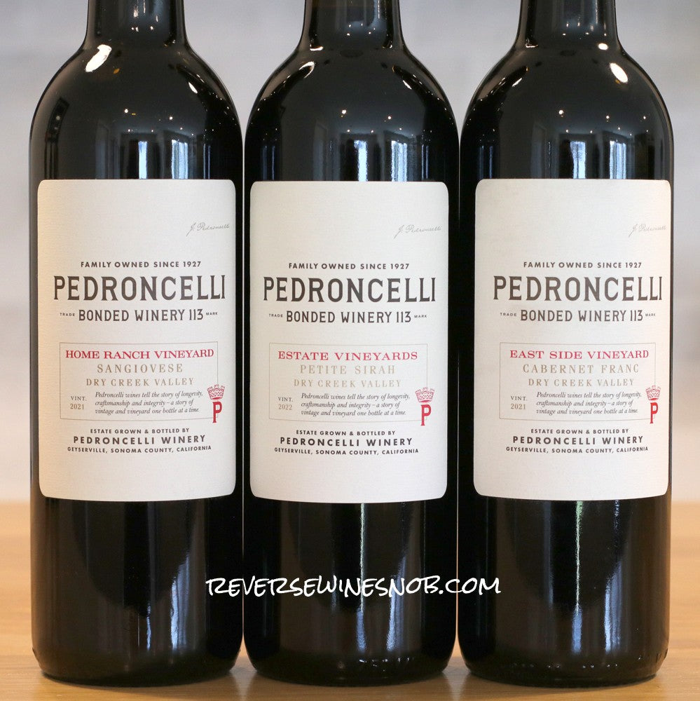 Pedroncelli 2021-22 Mixed Reds 3 Bottles
