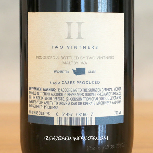 Two Vintners 2023 Columbia Valley Syrah 4 Bottles
