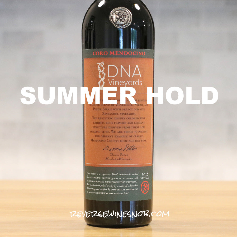 DNA Vineyards 2018 Coro Red Blend 4 Bottles SUMMER HOLD