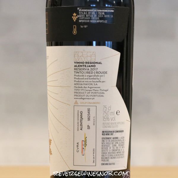 Adega Mayor 2017  Reserva Do Comendador 4 Bottles