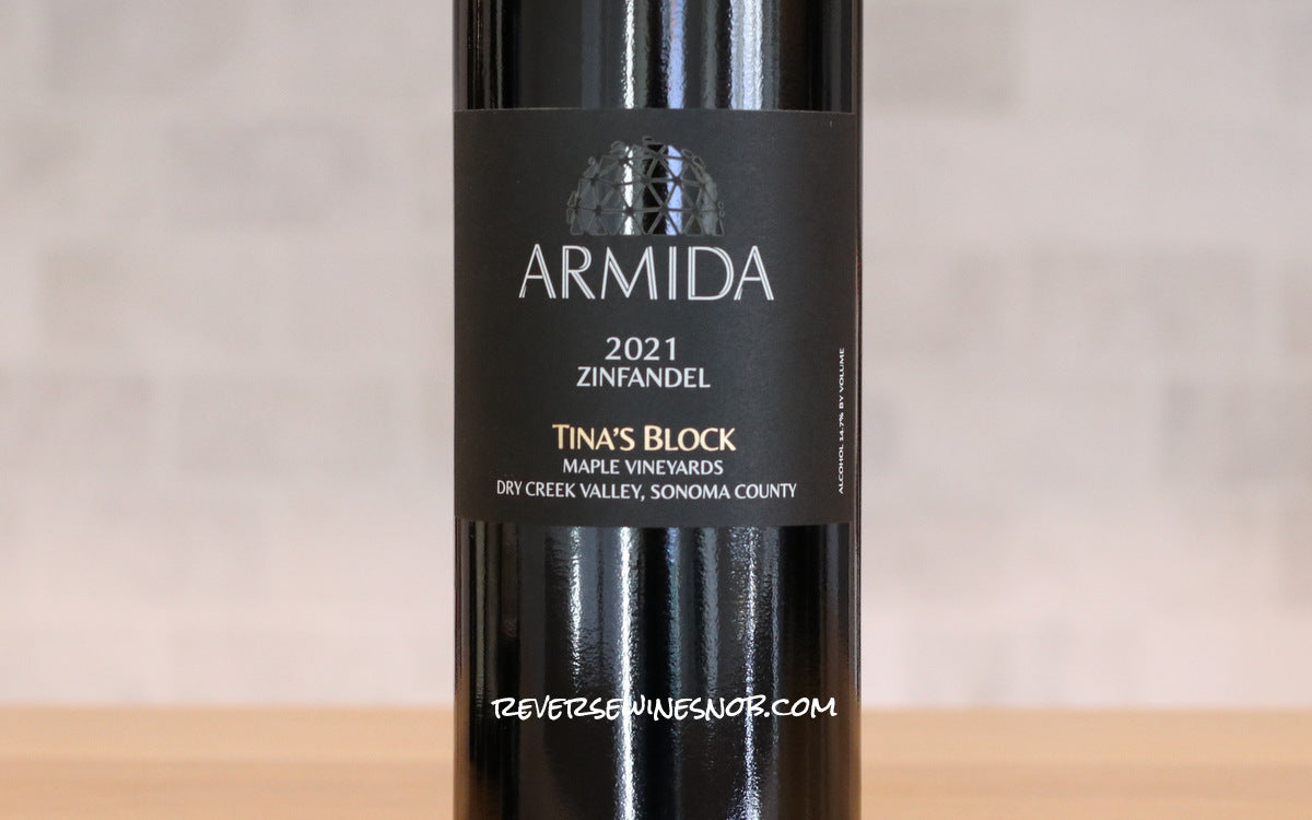 Armida 2021 Tina's Block Maple Vineyard Zinfandel 3 Bottles