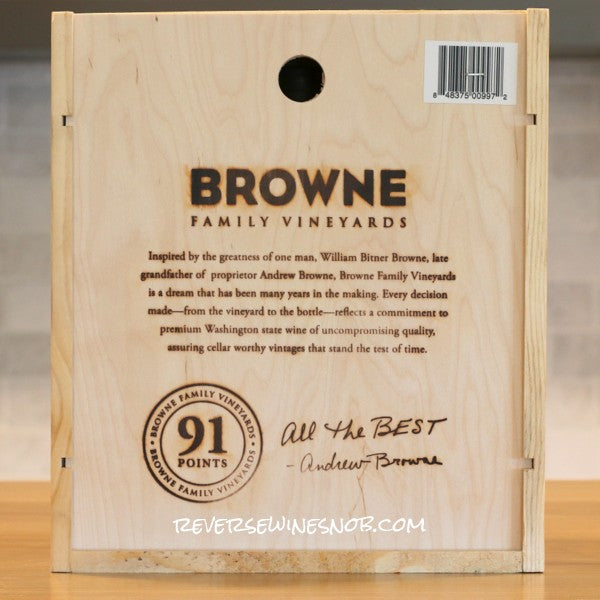 Browne Family Vineyards Mixed Reds Trio in Wood Box