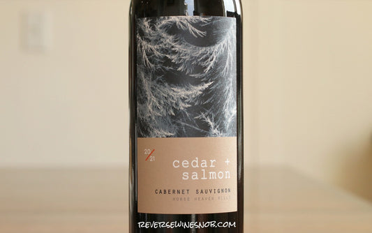Cedar + Salmon 2021 Cabernet Sauvignon 6 Bottles