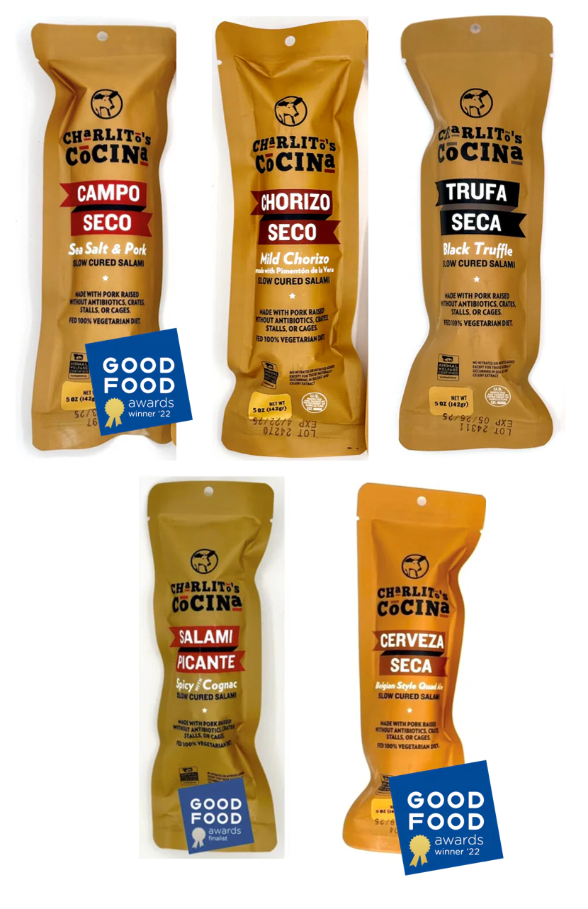 Charlito's Cocina Salami Charcuterie Set 5 Pack