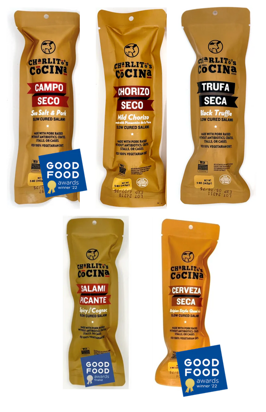 Charlito's Cocina Salami Charcuterie Set 5 Pack