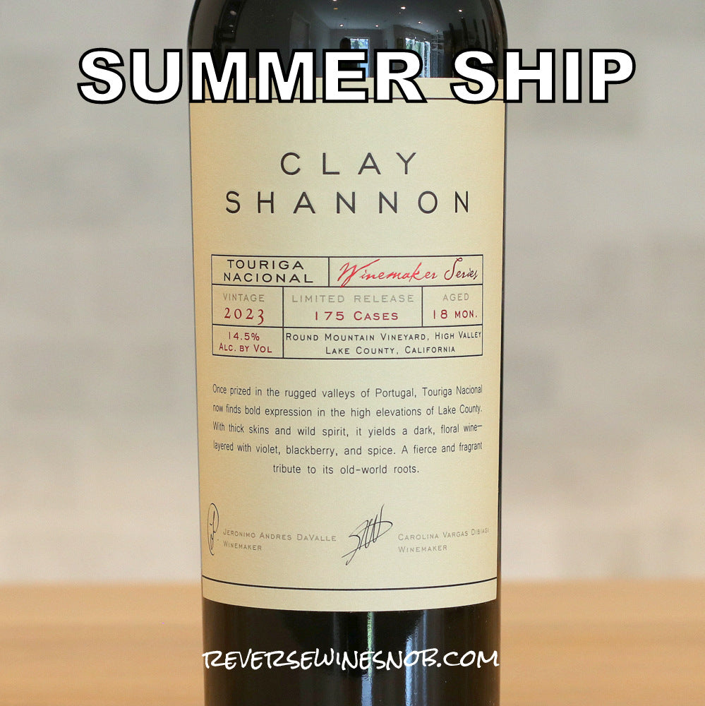 Clay Shannon 2023 Touriga Nacional 4 Bottles SUMMER SHIP