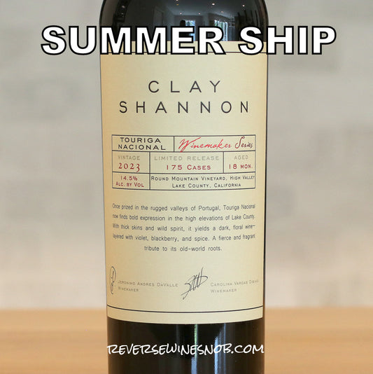 Clay Shannon 2023 Touriga Nacional 4 Bottles SUMMER SHIP