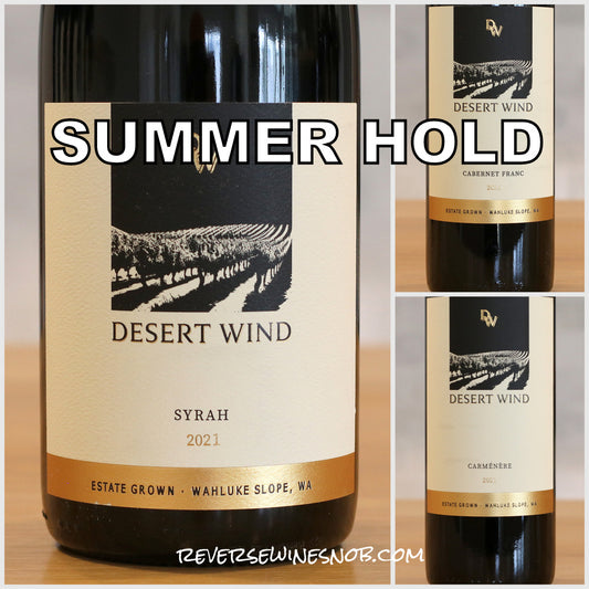 Desert Wind 2021 Mixed Reds 3 bottles SUMMER HOLD