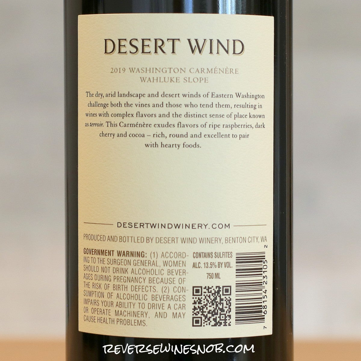 Desert Wind 2018-2019 Trio 3 bottles - SUMMER HOLD