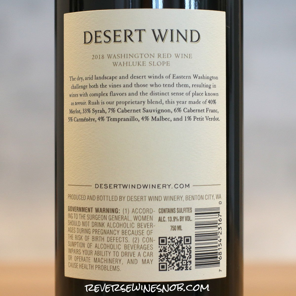 Desert Wind 2018-2019 Trio 3 bottles - SUMMER HOLD