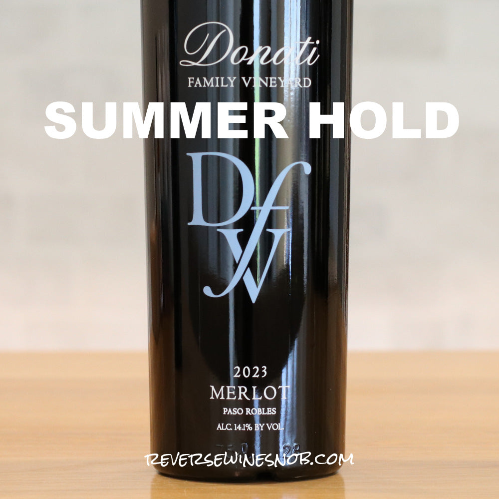 Donati Family Vineyard 2023 Merlot 6 Bottles SUMMER HOLD