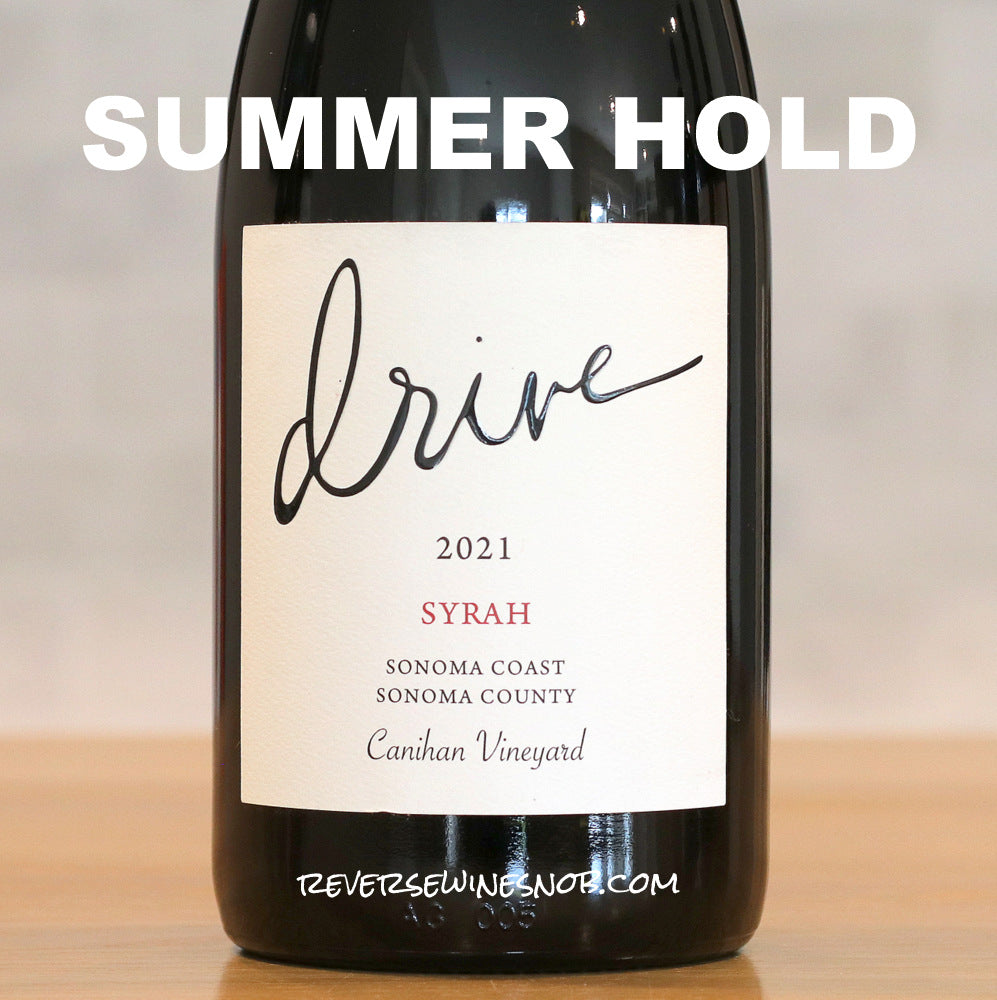 Drive Wines 2021 Syrah, Canihan Vineyard 4 Bottles SUMMER HOLD