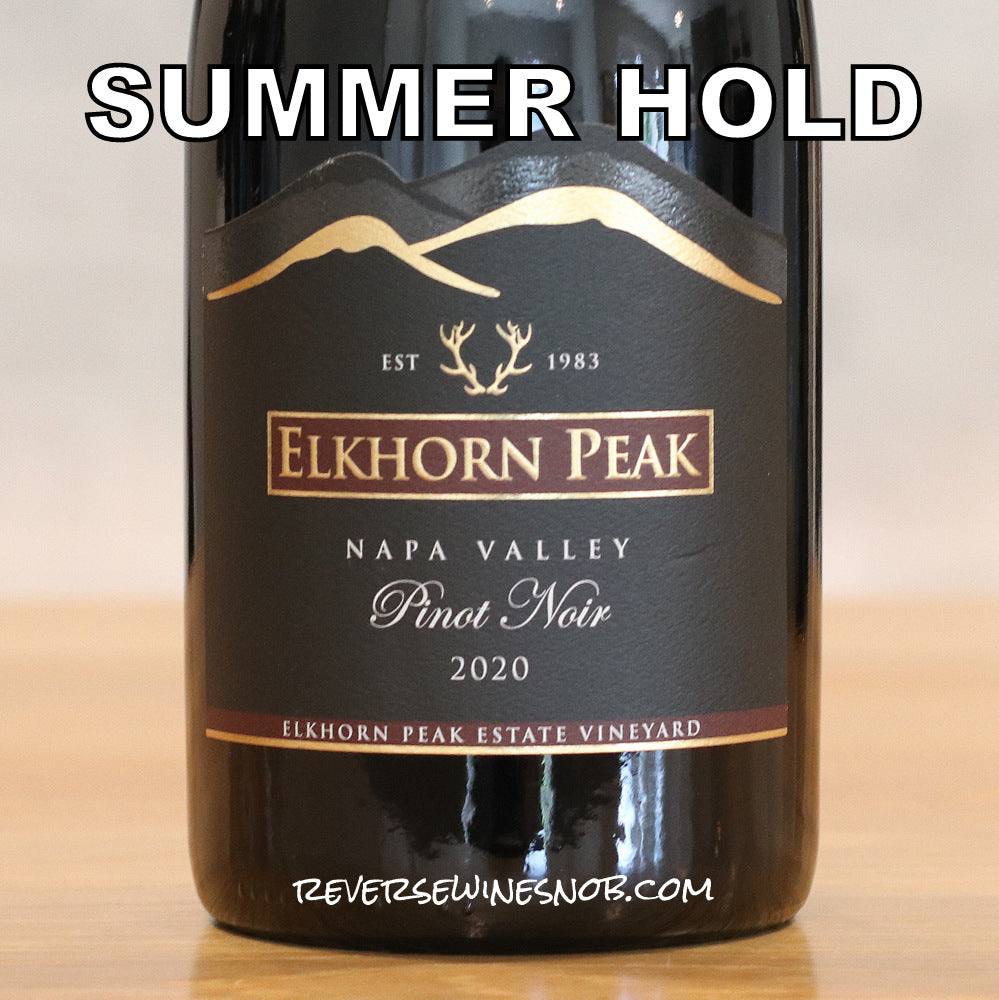Elkhorn Peak 2020 Napa Valley Pinot Noir 3 Bottles SUMMER HOLD