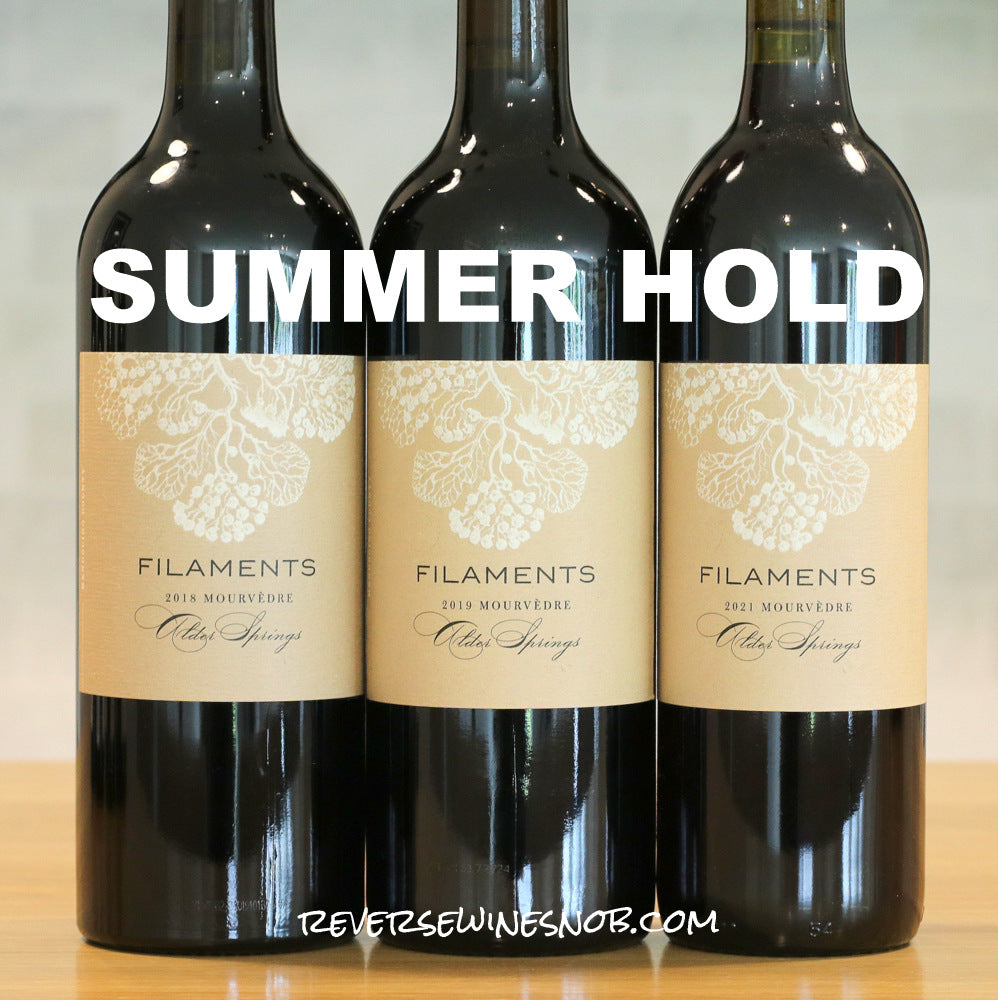 Filaments 2018, 2019, 2021 Alder Springs Mourvedre 3 Bottles SUMMER HOLD