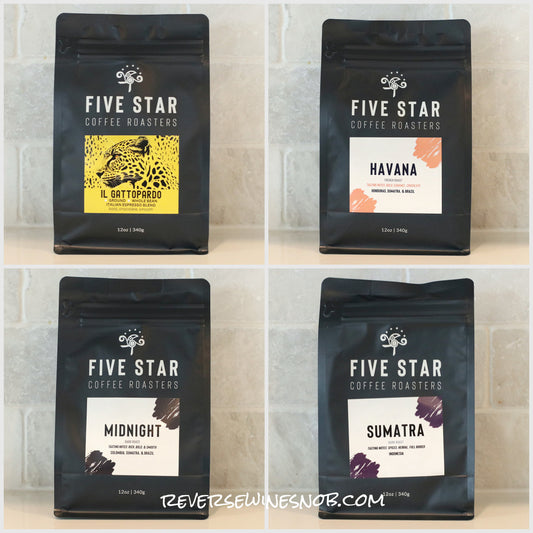 Five Star Coffee Roasters Dark Roast 4-Pack Whole Bean Coffee