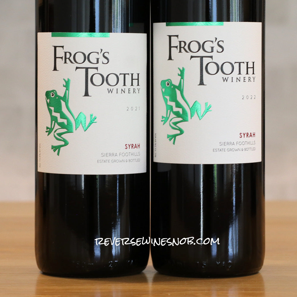 Frog's Tooth 2021-2022 Sierra Foothills Syrah 4 Bottles