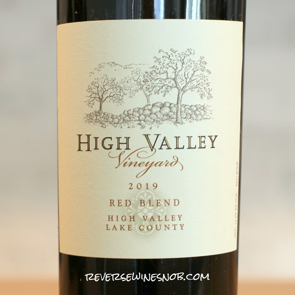 High Valley Vineyard Red Blend 2019 4 Bottles