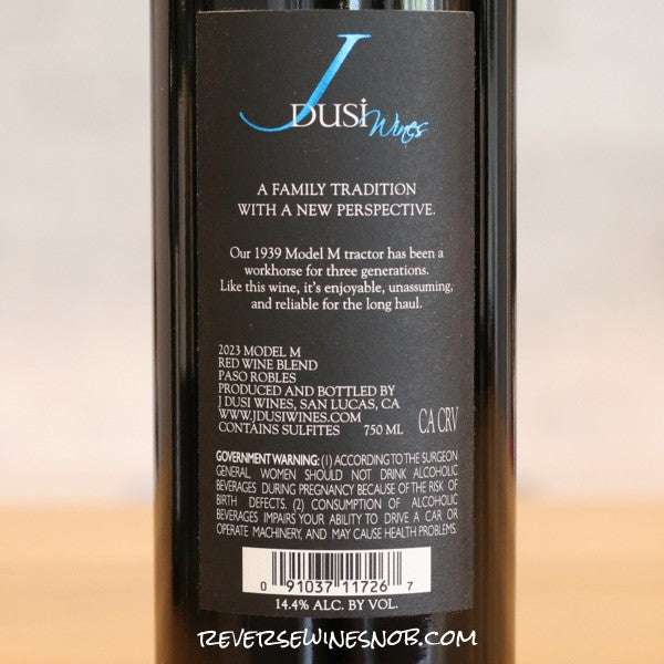 J Dusi 2023 Model M 6 Bottles
