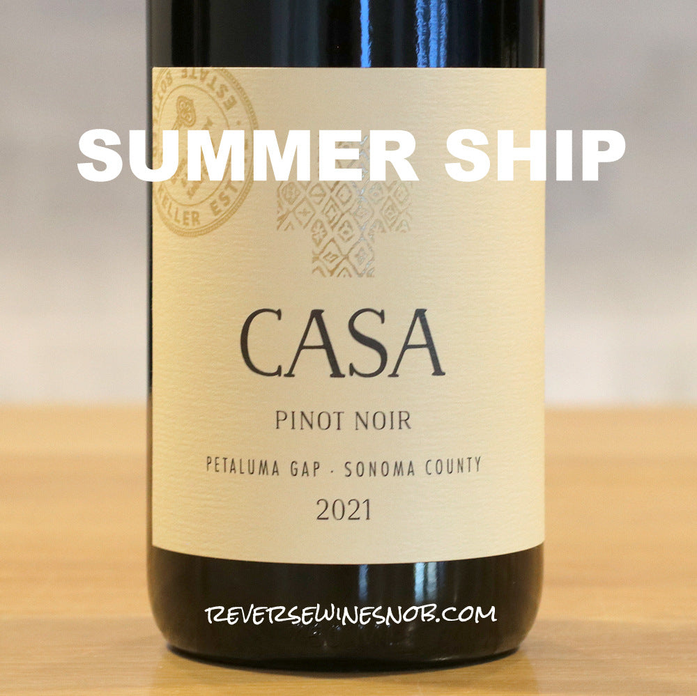 CASA Wines 2021 Pinot Noir by Keller Estate 4 Bottles SUMMER SHIP