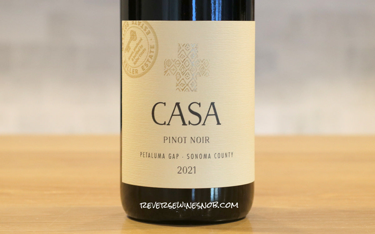 CASA Wines 2021 Pinot Noir by Keller Estate 4 Bottles