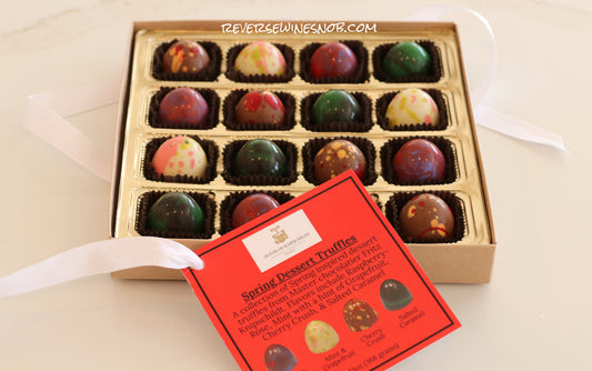 Knipschildt Chocolatier 16pc Spring Large Dessert Truffles Collection