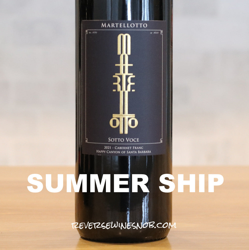 Martellotto 2021 "Sotto Voce" Cabernet Franc 3 Bottles SUMMER SHIP
