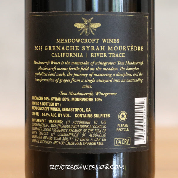 Meadowcroft 2023 River Trace GSM 4 Bottles SUMMER SHIP