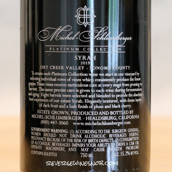 Michel-Schlumberger Mixed Reds 4 Bottles SUMMER SHIP