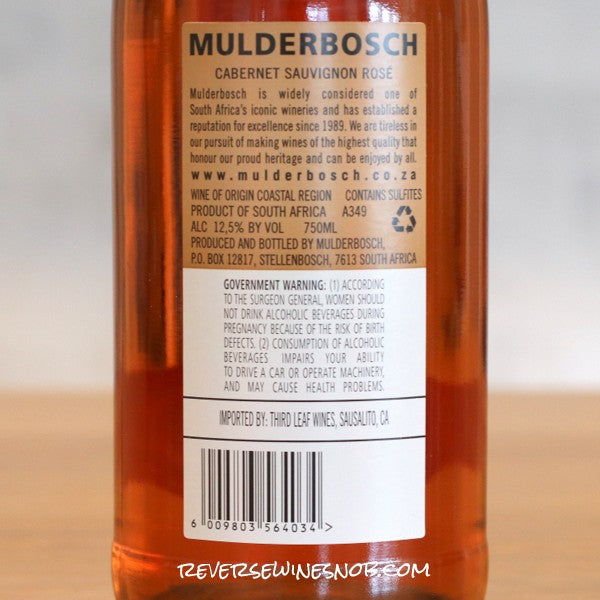 Mulderbosch Cabernet Sauvignon Rose 2022 6 Bottles