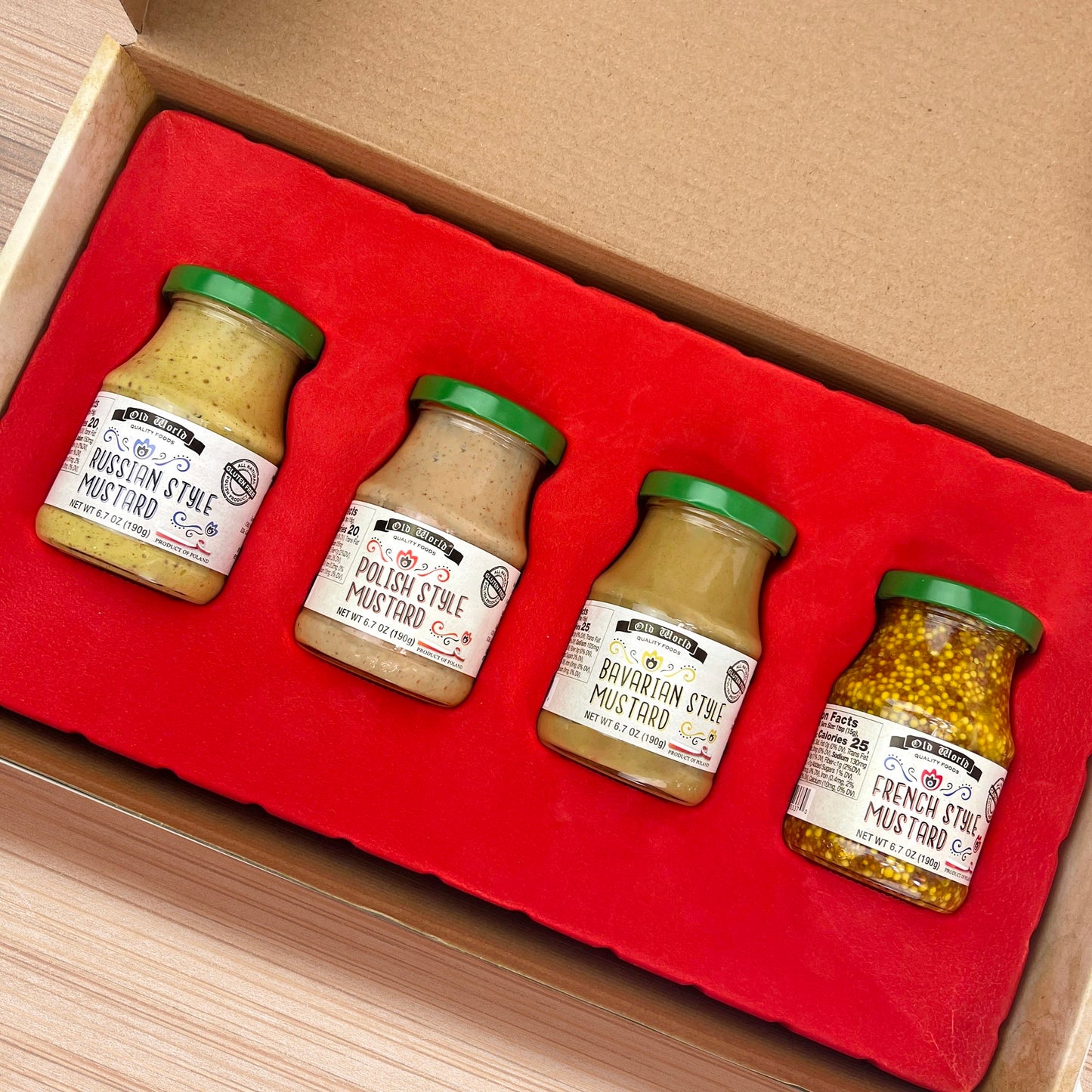 Old World Premium European Style Mustards 4 Pack