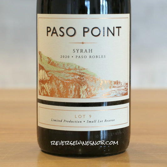 Paso Point Paso Robles Lot 9 Syrah 2020 - 4 Bottles