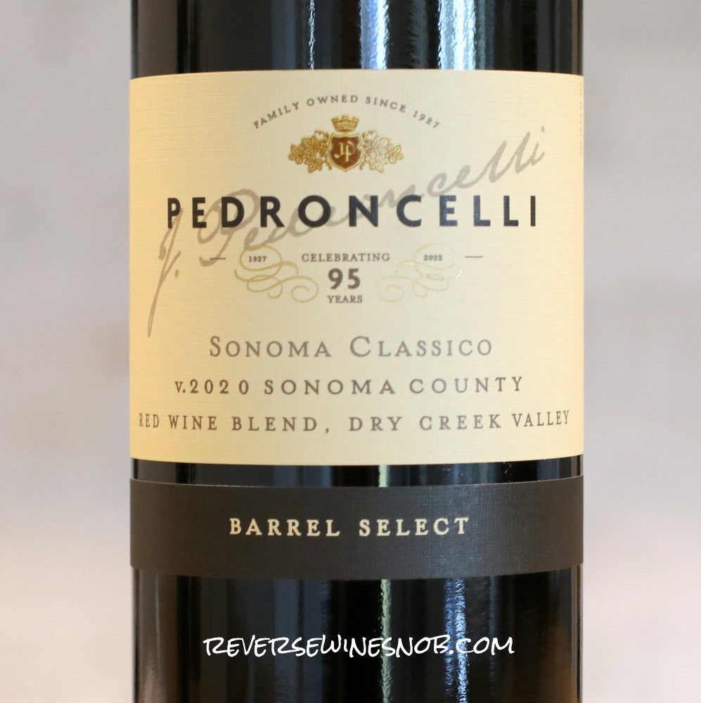 Pedroncelli Sonoma Classico Red Blend 2020 4 bottles