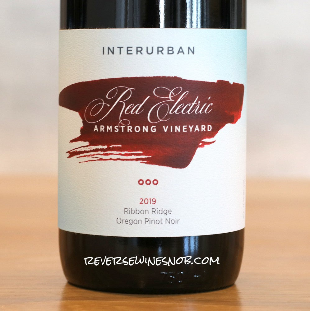Red Electric Interurban Pinot Noir 2019 3 Bottles
