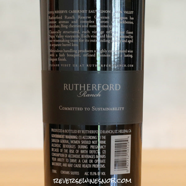 Rutherford Ranch 2019 Reserve Cabernet Sauvignon 3 Bottles SUMMER SHIP