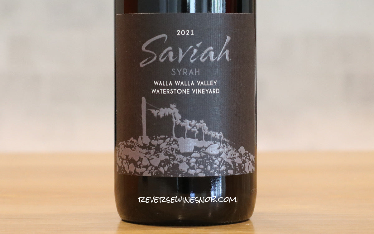 Saviah Cellars 2021  Estate Syrah 3 Bottles