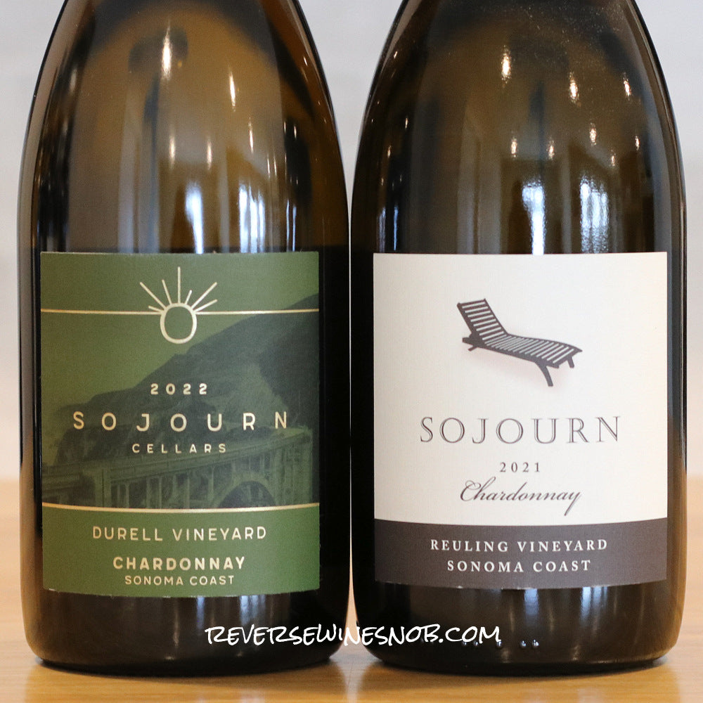 Sojourn Cellars 2021 - 2022 Single Vineyard Chardonnays - 4 Bottles