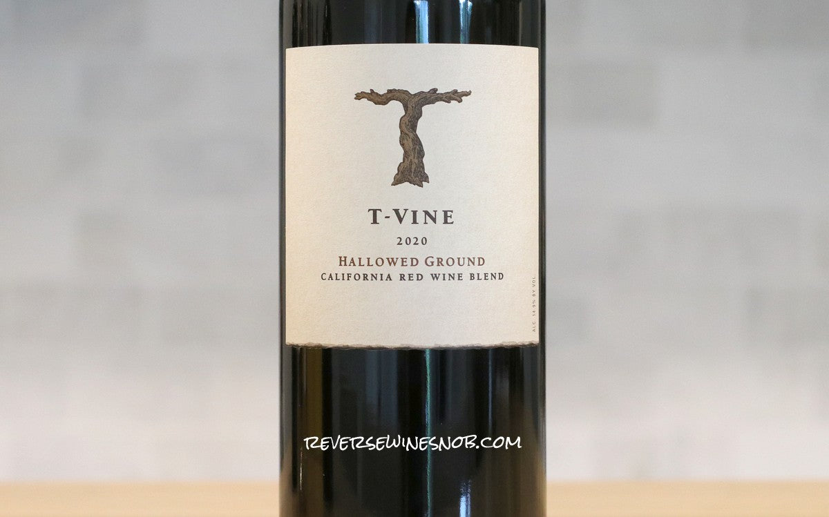 T-Vine 2020 Hallowed Ground Red Wine - 4 Bottles