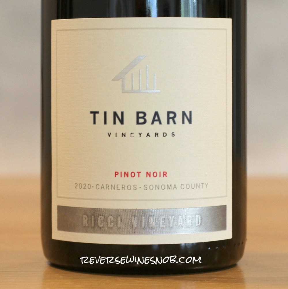 Tin Barn Ricci Vineyard Carneros Pinot Noir 3 bottles