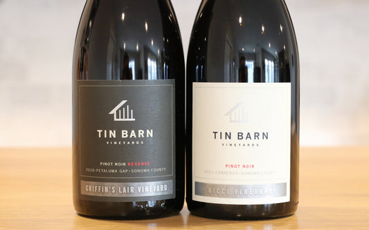 Tin Barn Vineyards 2020 - 2021 Pinot Noirs 4 Bottles