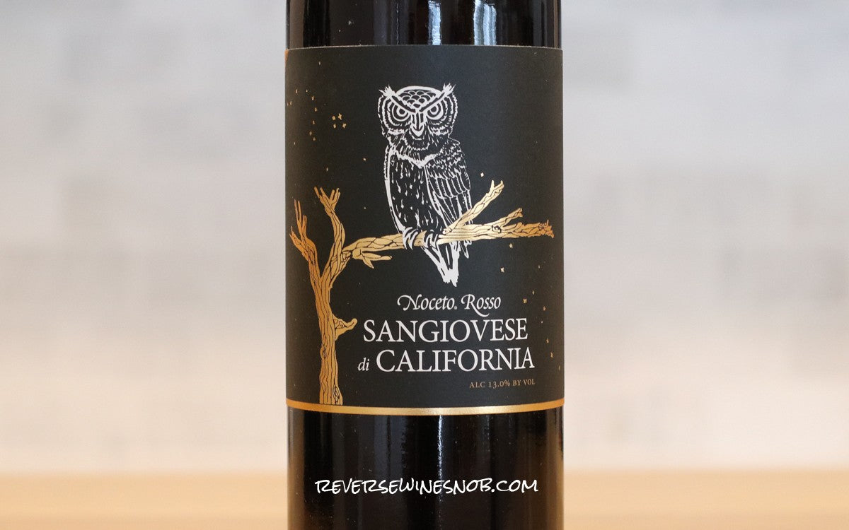 Vino Noceto Rosso Sangiovese di California 12 Bottles
