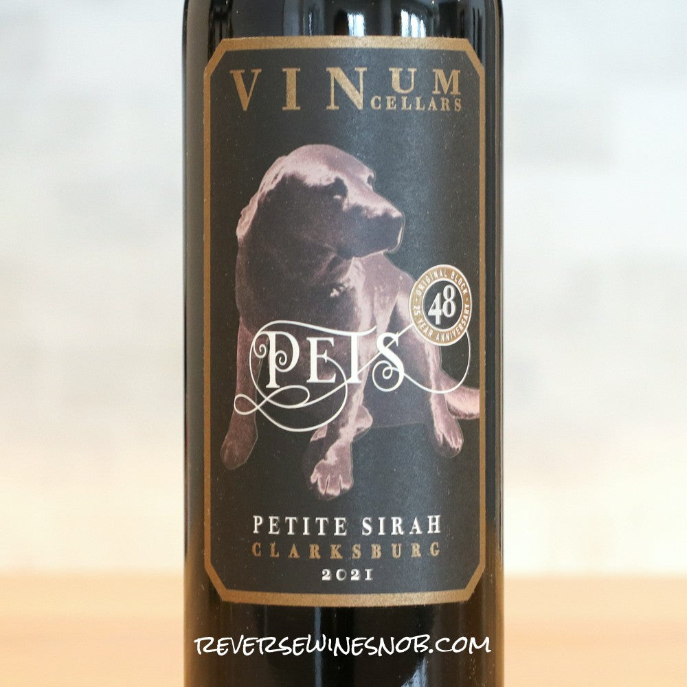 Vinum PETS Petite Sirah 2021 6 Bottles