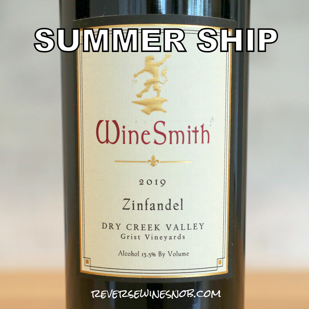 WineSmith 2019 Grist Vineyard Zinfandel DCV 3 Bottles SUMMER SHIP